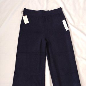 Women;s Navy Blue WIde Leg Stretch Pants  - A New Day